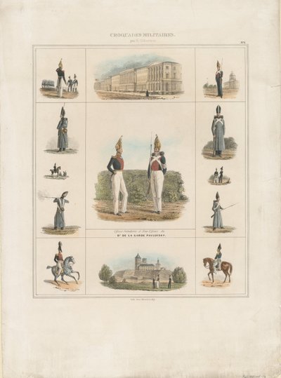 Pavlovski Muhafız Alayı, 1840 by E. Gilbertson