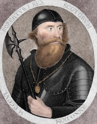 Robert I, genellikle Robert Bruce, İskoçya Kralı, 1797 by E Harding