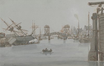 Yarmouth Köprüsü, Ağustos 1829 by E. M. Henderson