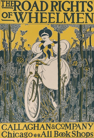 Wheelmenlerin Yol Hakları, 1895. by E. Nadall