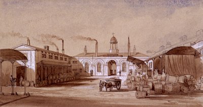 Albany Caddesi, St Pancras, Londra, c1830 by E Noyce