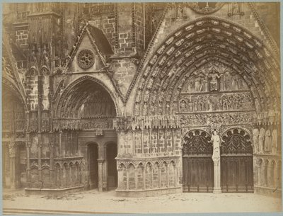 Batı Kapısı, Bourges by E. Quetier