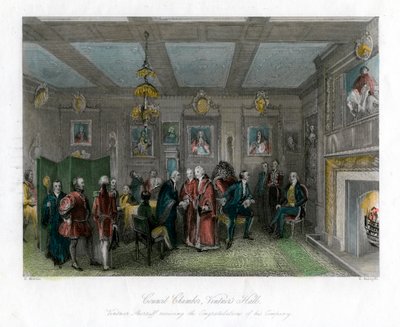 Konsey odası, Vintners Hall, Londra Şehri. by E. Redclyffe