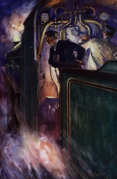Gece Postası (renkli taş) by E. S. (after) Hodgson