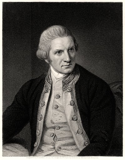 Kaptan Cook, 19. yüzyıl by E. Scriven