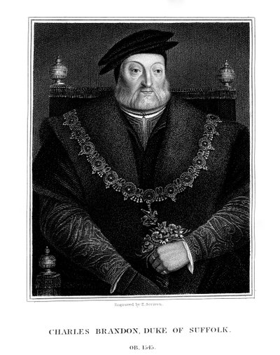 Charles Brandon, 1. Suffolk Dükü, 1824. by E. Scriven