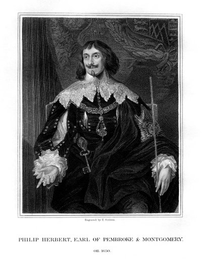 Philip Herbert, Pembroke 4. Kontu, saray mensubu ve politikacı, 1828. by E. Scriven