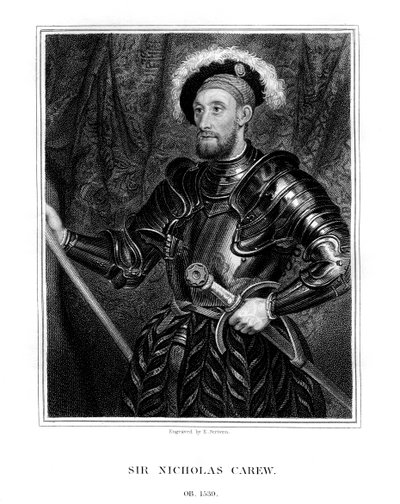 Sir Nicholas Carew, 1823. by E. Scriven