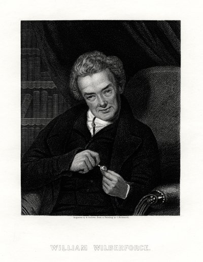 William Wilberforce, İngiliz kölelik karşıtı kampanyacı, 19. yüzyıl. by E. Scriven