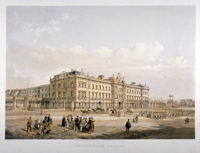 Buckingham Sarayı, Londra, 1852 by E Walker