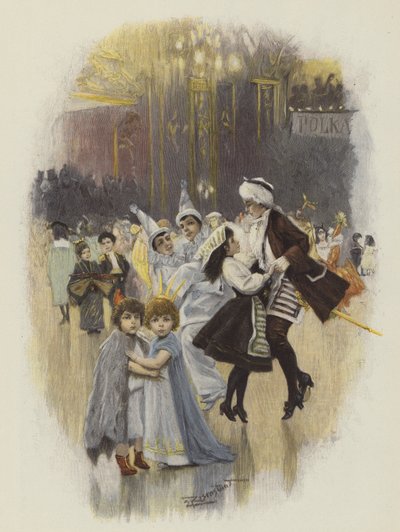 Karnaval Zamanında Çocuk Balosu by E. after Rosenstand