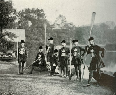 Majesteleri Watermen, c1897 by E. and S. Woodbury