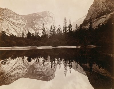 Ayna Gölü, Yosemite Vadisi, 1872. by Eadweard Muybridge