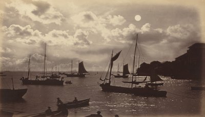 Ay Işığı Etkisi-Panama Körfezi, 1877. by Eadweard Muybridge
