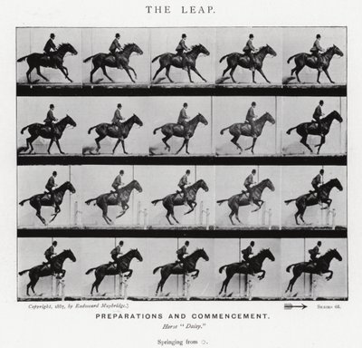 Eadweard Muybridge: Sıçrayış (s/b fotoğraf) by Eadweard Muybridge