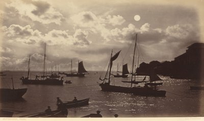 Ay Işığı Etkisi-Panama Körfezi by Eadweard Muybridge