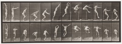 Plaka 161. Zıplama; Ayakta Yüksek Atlama by Eadweard Muybridge