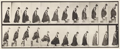 Levha 173. Yükselen Basamaklar ve Atlama, 1885 by Eadweard Muybridge