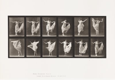 Plaka 187. Dans by Eadweard Muybridge
