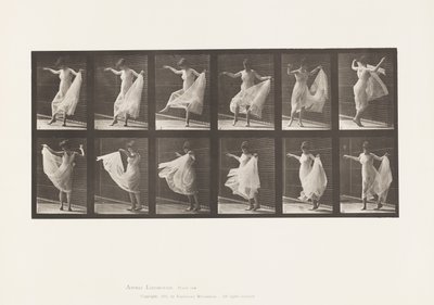 Plaka 189.Dans (fantezi) by Eadweard Muybridge