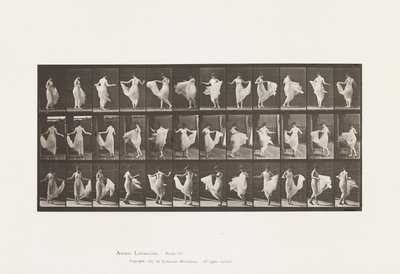 Plaka 192. Dans (fantezi) by Eadweard Muybridge