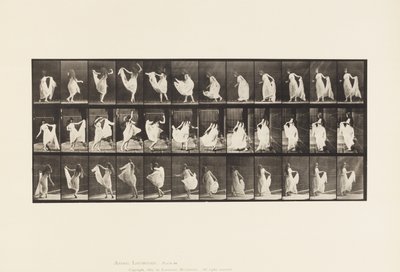 Plaka 193.Dans (fantezi) by Eadweard Muybridge