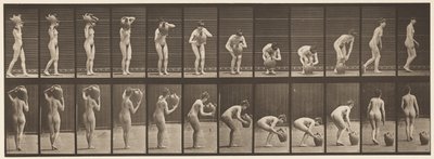 Plaka 225. Su Kavanozunu Omuzdan Yere Çıkarma by Eadweard Muybridge