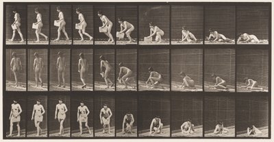 Levha 269. Sol Elinde Gazete İle Yerden Kalkış, 1872-1885 by Eadweard Muybridge