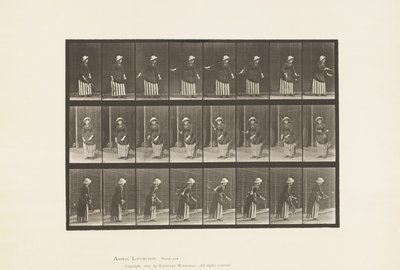 Plaka 296. Çim Tenisi by Eadweard Muybridge