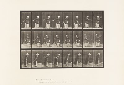 Plaka 297. Çim Tenisi by Eadweard Muybridge