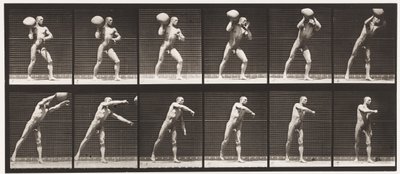 Levha 311. 75 librelik Kayayı Kaldırma, 1885 by Eadweard Muybridge