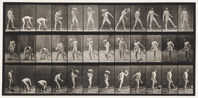Plaka 317. 70 librelik Kayayı Kaldırma by Eadweard Muybridge