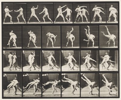 Plaka 332. Boks; Çapraz Kalçalar (Ayakkabılar) by Eadweard Muybridge