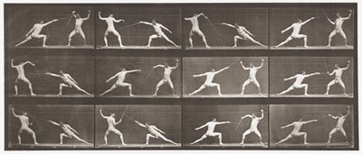 Plaka 349. Eskrim, 1872-1885 by Eadweard Muybridge