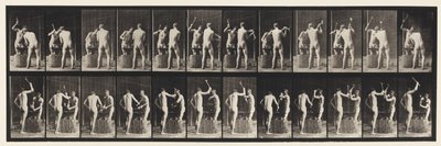 Levha 375. Demirciler, İki Model, Örs Üzerinde Çekiç by Eadweard Muybridge