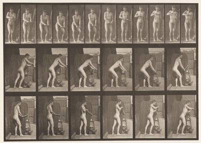 Plaka 395. Krank Kolunu Çevirme by Eadweard Muybridge