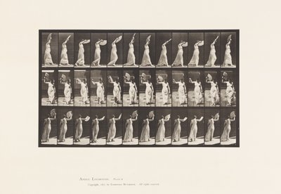 Plaka 41. Hayranla Yürümek, Flört Etmek by Eadweard Muybridge
