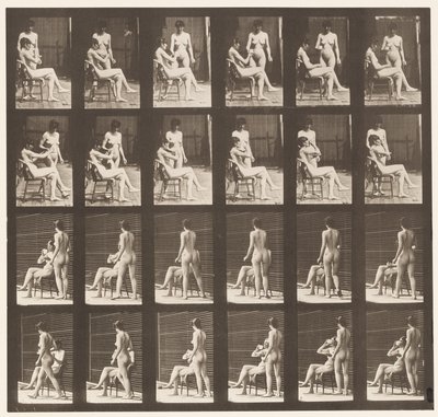 Tabak 451. İki Model, 8 Bardak Çay Getirir, 1 Bardak & İçecek Alır, 1872-1885 by Eadweard Muybridge