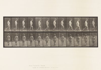 Plaka 467. Çocuk, Yürüyüş, 1885 by Eadweard Muybridge