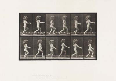Plaka 469.Çocuk, Koşma, 1885 by Eadweard Muybridge