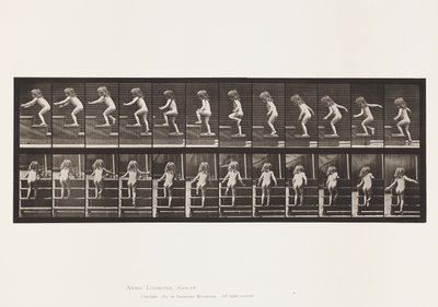 Plaka 473. Üst Katta Yürüyen Çocuk by Eadweard Muybridge
