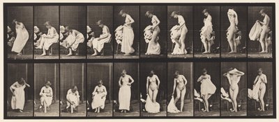 Levha 498. Tuvaletin Çeşitli Evreleri, 1872-1885 by Eadweard Muybridge