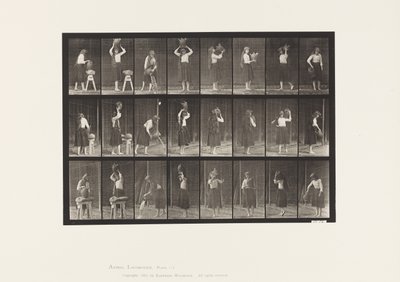 Plaka 517. Su Kavanozu ile Çeşitli Hareketler by Eadweard Muybridge