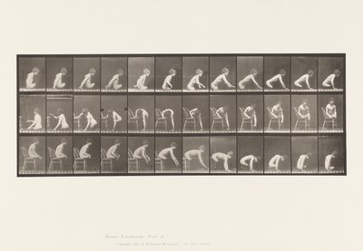 Plaka 538. Uylukların Çift Amputasyonu; Oğlan; A, İlerlemek by Eadweard Muybridge