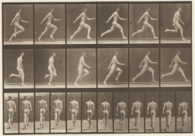 Plaka 64. Tam Hızda Koşmak by Eadweard Muybridge
