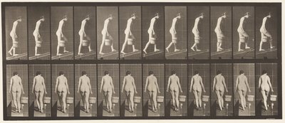 Plaka 84. Yükselen Eğim Sağ Elde Kova Su by Eadweard Muybridge