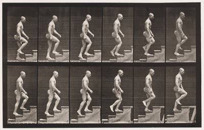 Plaka 91. Yükselen Merdivenler by Eadweard Muybridge