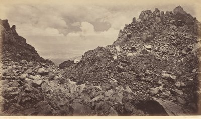 Bir Volkan Kraterinden Quezaltenango by Eadweard Muybridge