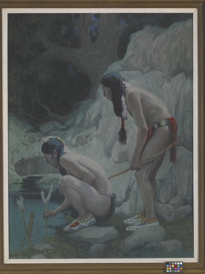 Kutsal Sular (tuval üzerine yağlıboya) by Eanger Irving Couse