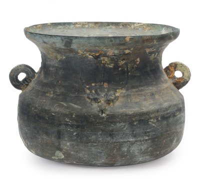 Büyük kazan, Geç Doğu Zhou, MÖ 5.-3. yy (bronz) by Eastern Zhou Dynasty Chinese School